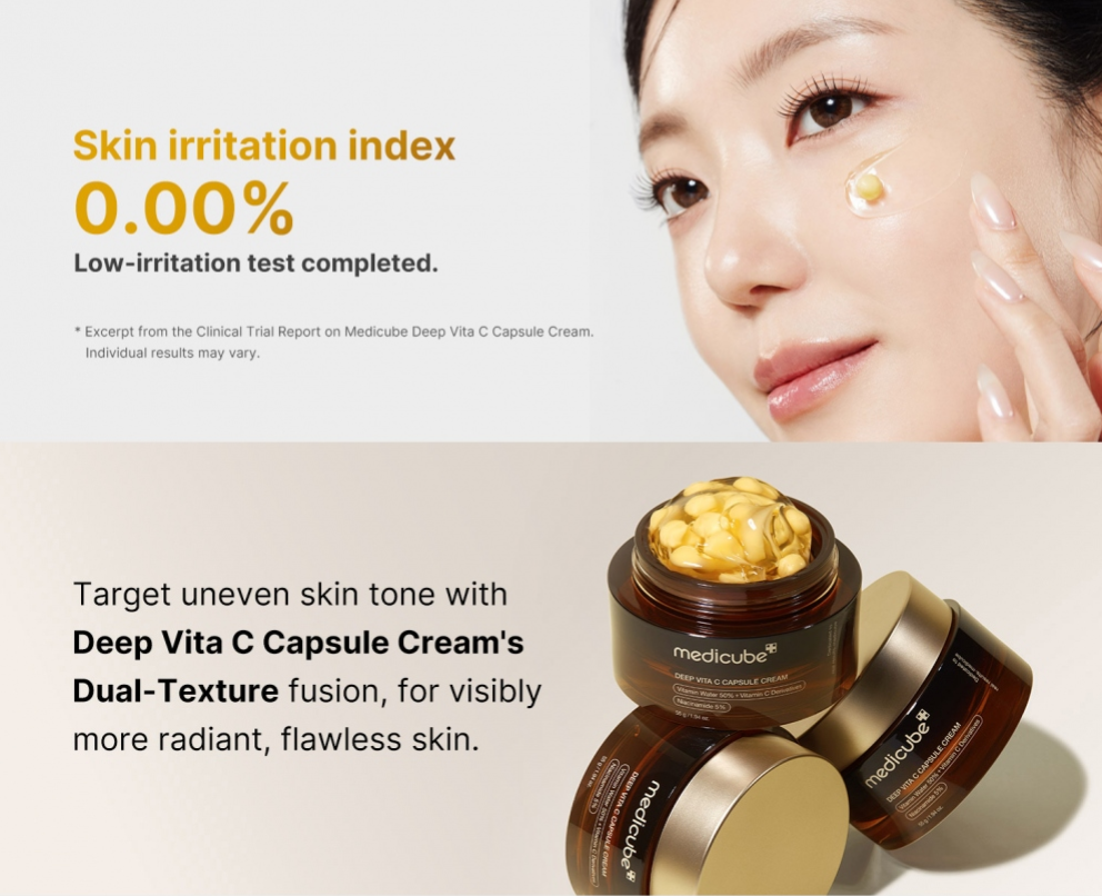 Medicube Deep Vita C Capsulový krém  rozjasňující a zpevňující krém 55 g (3)